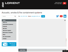 Tablet Screenshot of lorienthk.com